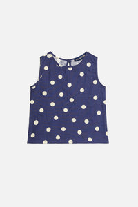 Princess Highway Kids - Primrose Spot Top - navy
