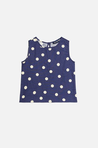 Princess Highway Kids - Primrose Spot Top - navy