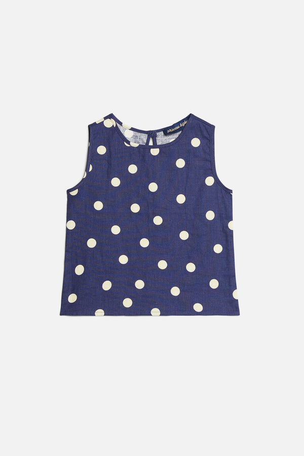 Princess Highway Kids - Primrose Spot Top - navy