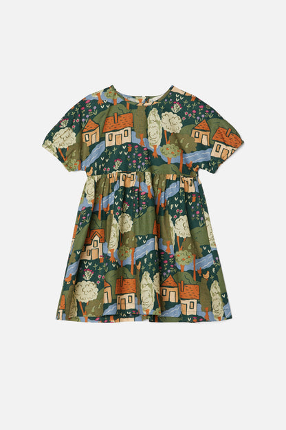 Princess Highway Kids - Little Cottage Kids Dress - green