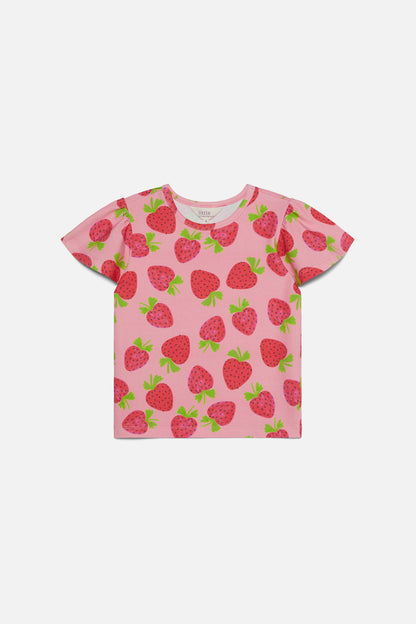 Princess Highway Kids - Strawberry Kids Tee - pink