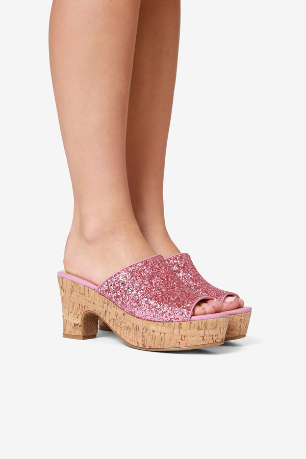 Princess Highway - Glitter Slide - pink