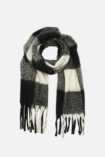Princess Highway - Check Scarf - black