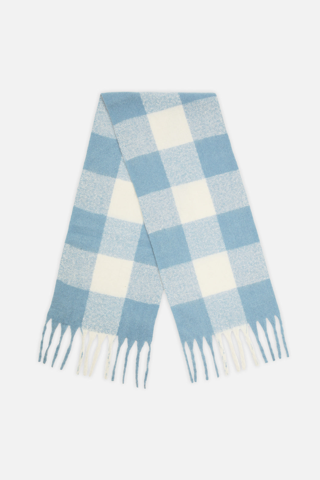 Princess Highway - Check Scarf - blue