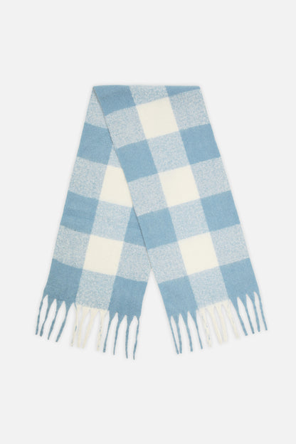 Princess Highway - Check Scarf - blue