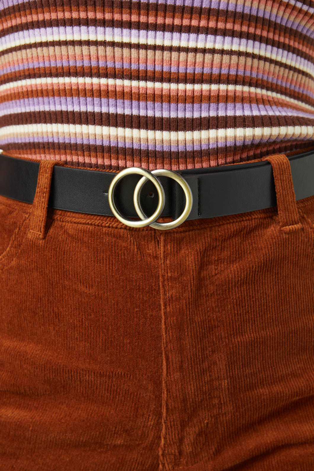Princess Highway - Two Circles Belt - black