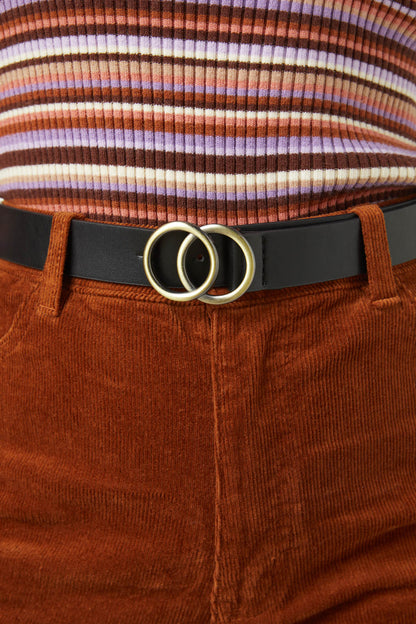 Princess Highway - Two Circles Belt - black
