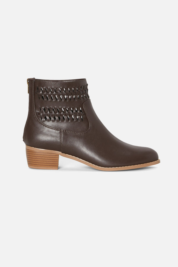 Princess Highway - Weave Boot - chocolate