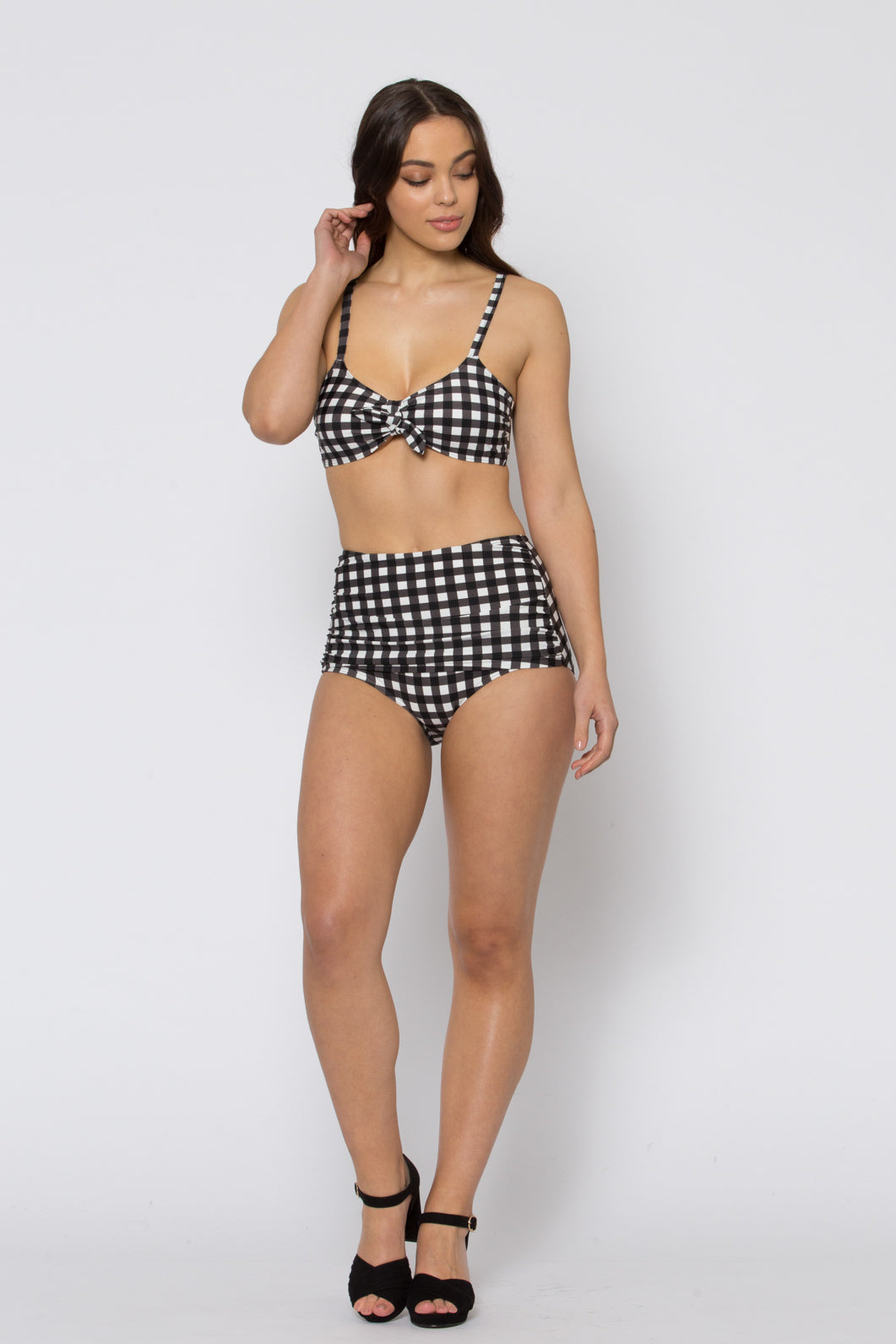 Revival - CheckThisOutBikiniBottom - black-white