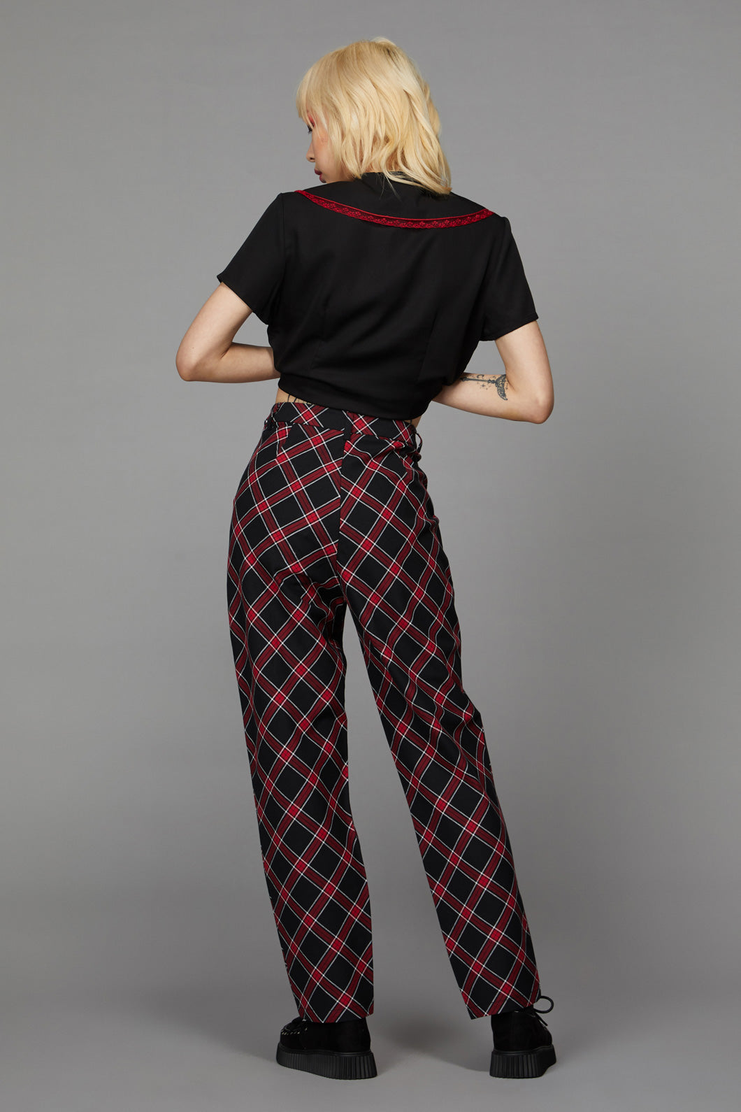 Fanvereka Family Matching Pajamas Sets Long Sleeve Pullover and Red Black  Plaid Pants  Walmartcom