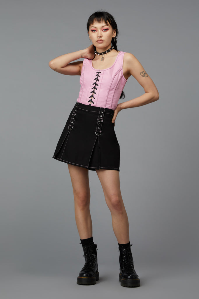 Contrast Stitch Skort – Dangerfield