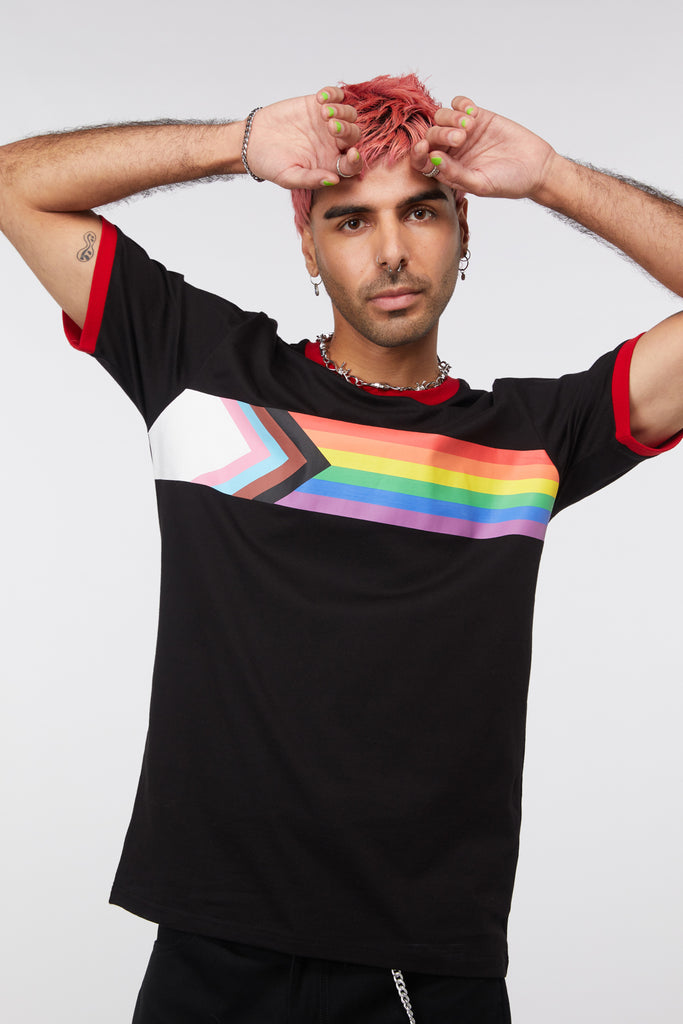 Rainbow Ringer Tee Dangerfield