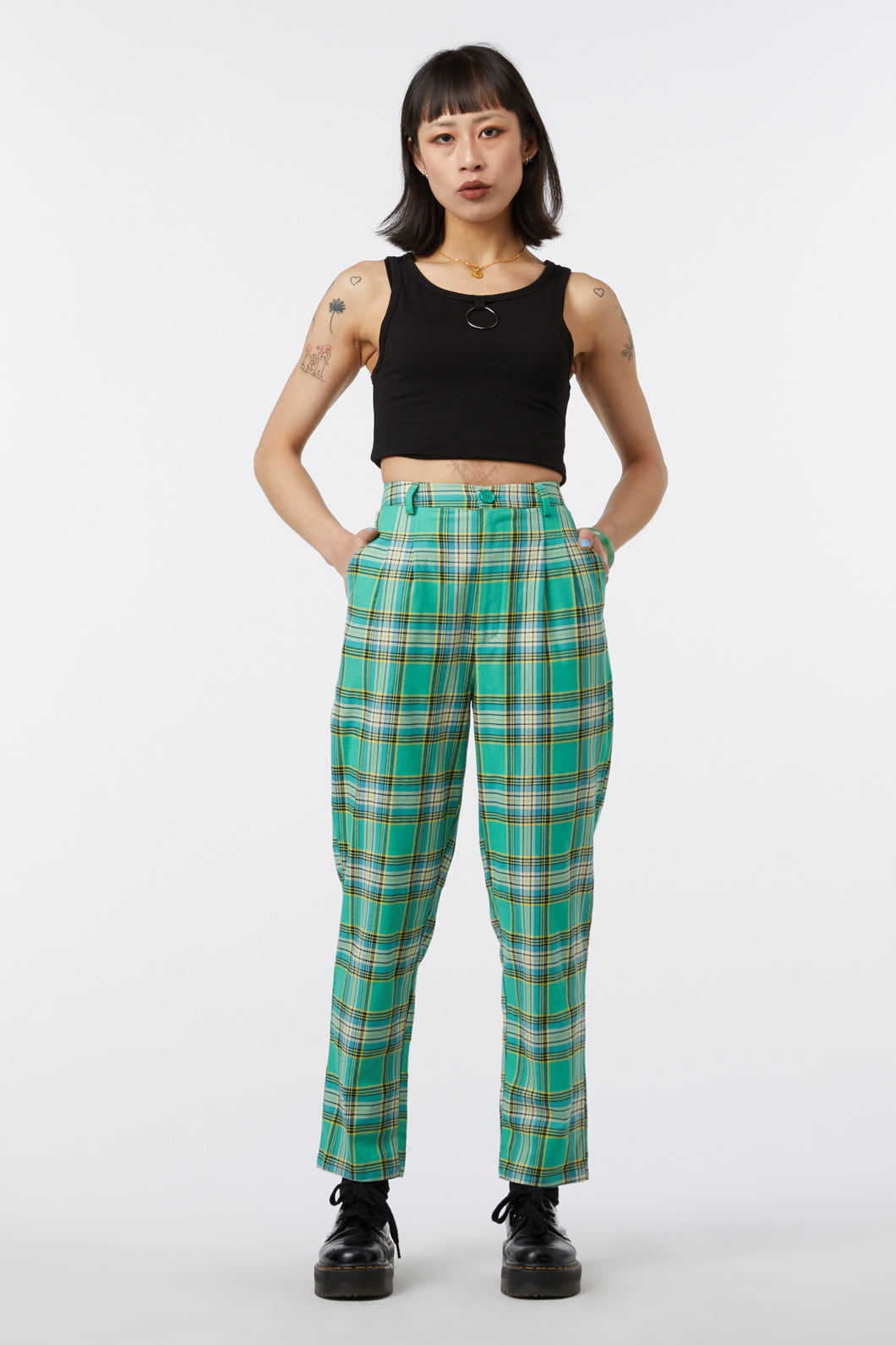 Dangerfield - Spring Tartan Straight Pant