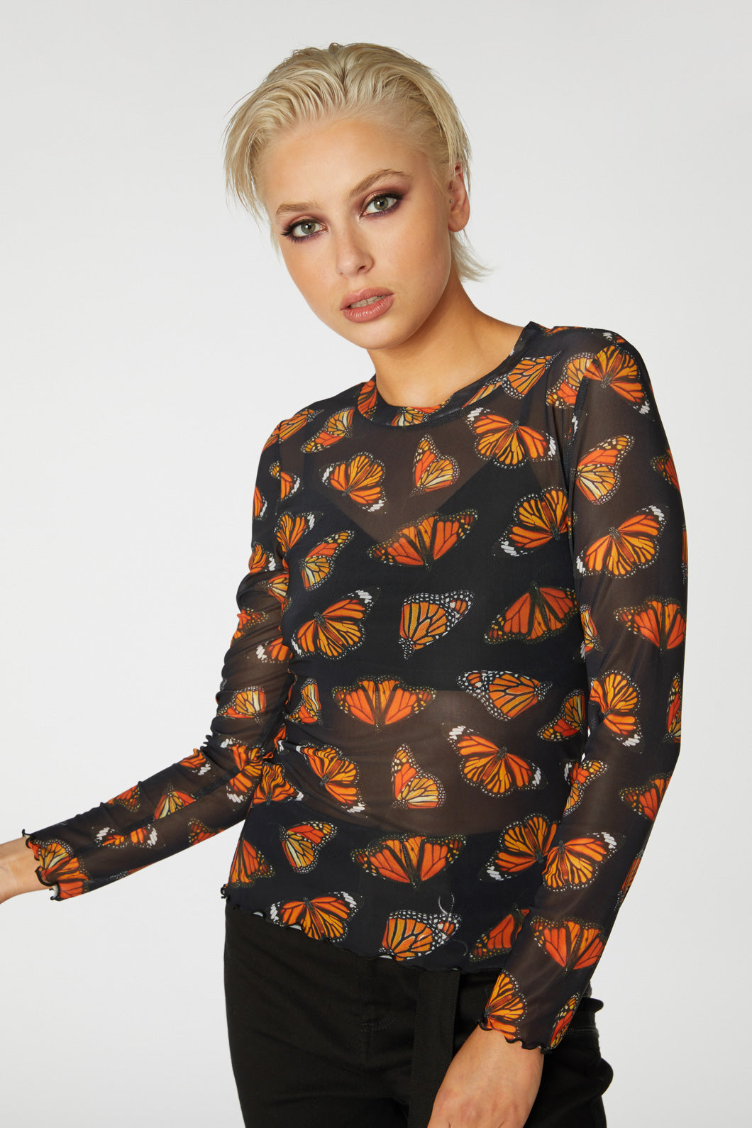 Butterfly mesh top online