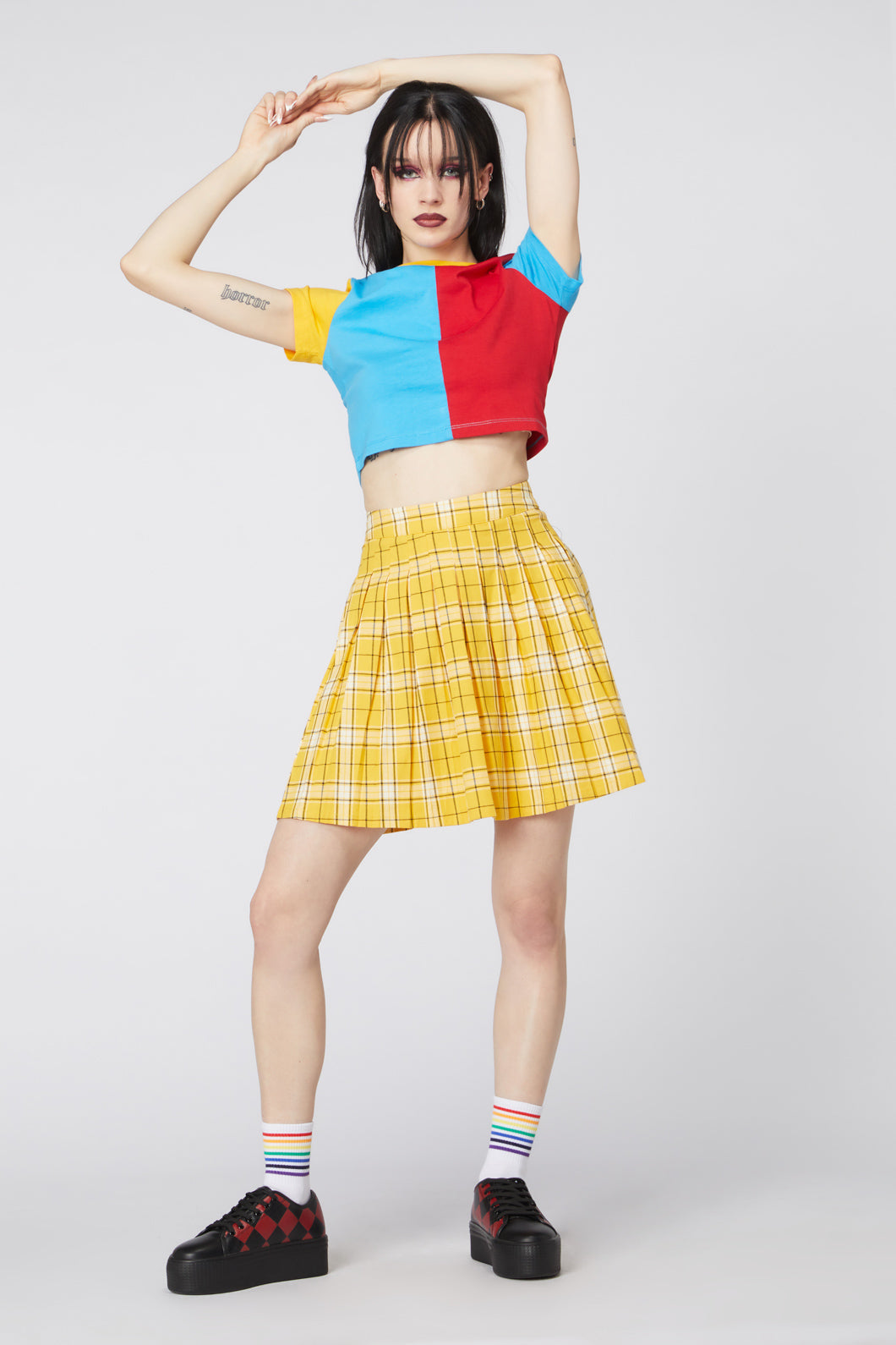Mini Skirt Red Skirt Yellow Top Mini Skirt Red Top Yellow Skirt