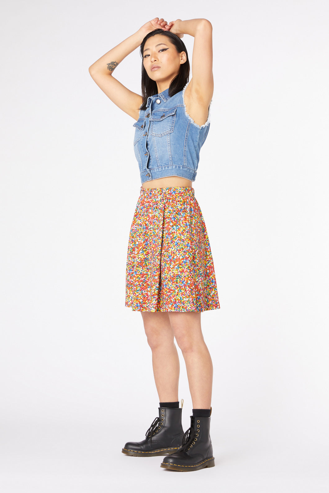 New look outlet rainbow skirt