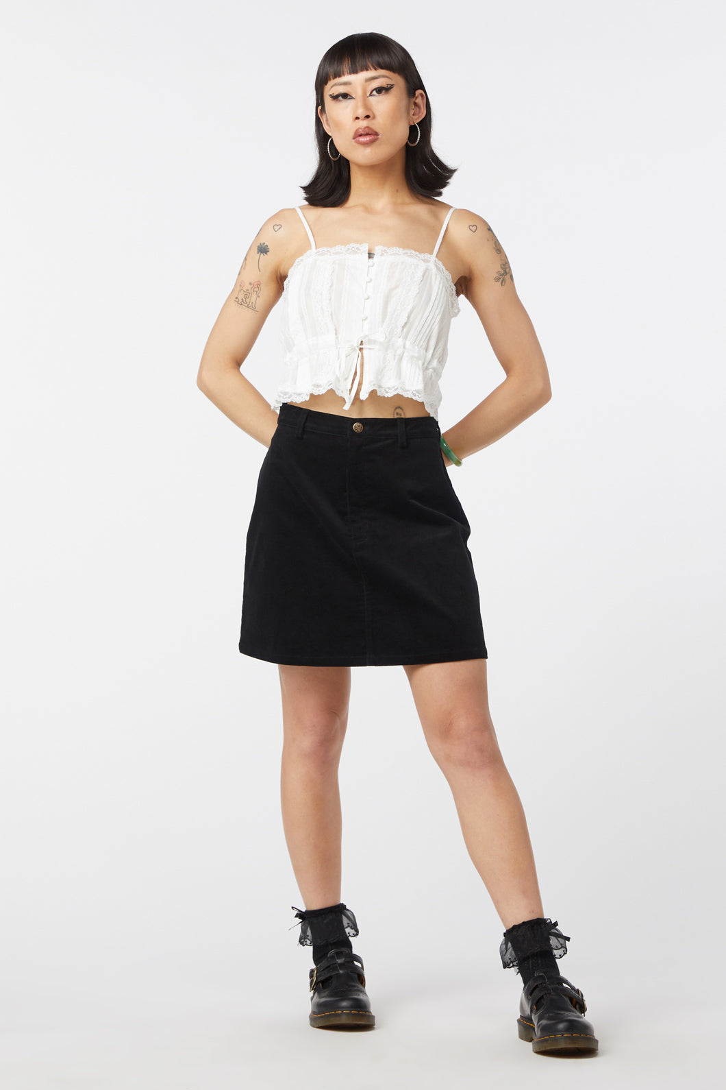 Black skirt clearance very