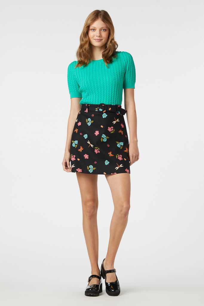 Serena Flora Mini Skirt – Dangerfield