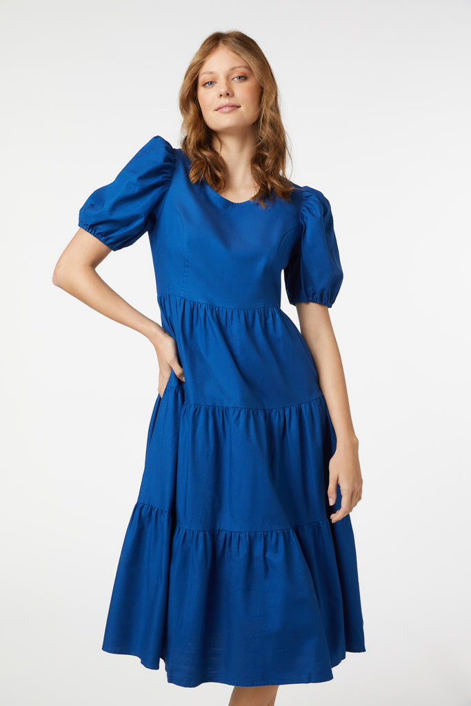 Bethany Green Pocket Midi Dress