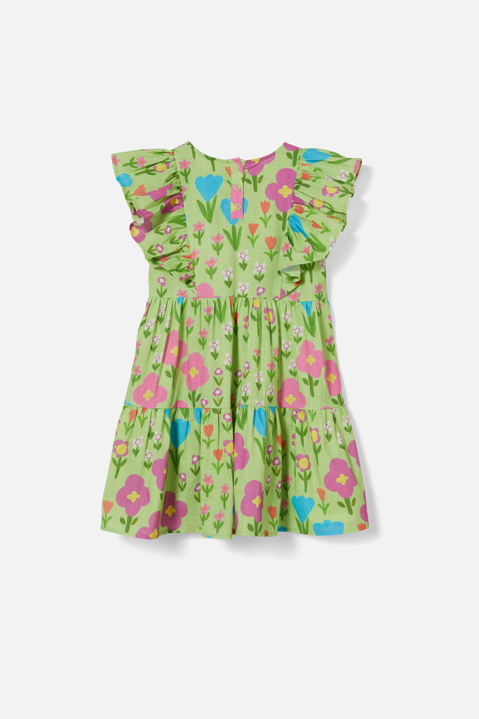 Scandi Flower Kids Dress – Dangerfield